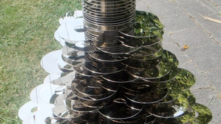 Christmas Tree Made From 70 Recycled SCSI Hard Drives